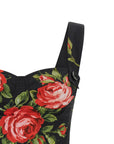 Dolce & Gabbana Black Cotton Tank Tops