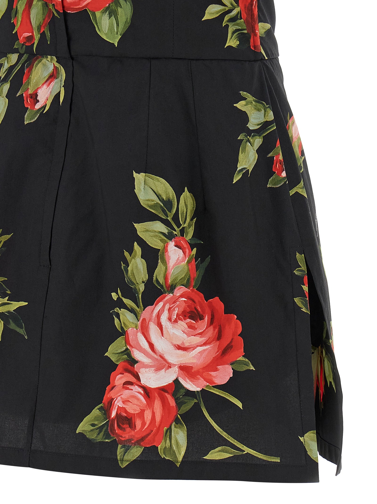 Dolce &amp; Gabbana Black Cotton Tank Tops