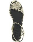 Staud Bicolor Cowhide Flat Sandals