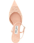 Jimmy Choo Multicolor Tencel Mid Heel Pumps