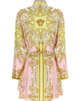 Versace Multicolor Silk Short Dress