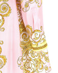 Versace Multicolor Silk Short Dress