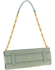 Balmain Bicolor Calfskin Clutch Bag