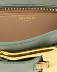 Balmain Bicolor Calfskin Clutch Bag