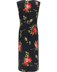 Dolce & Gabbana Black Viscose Midi Dress