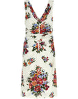 Dolce & Gabbana White Viscose Midi Dress