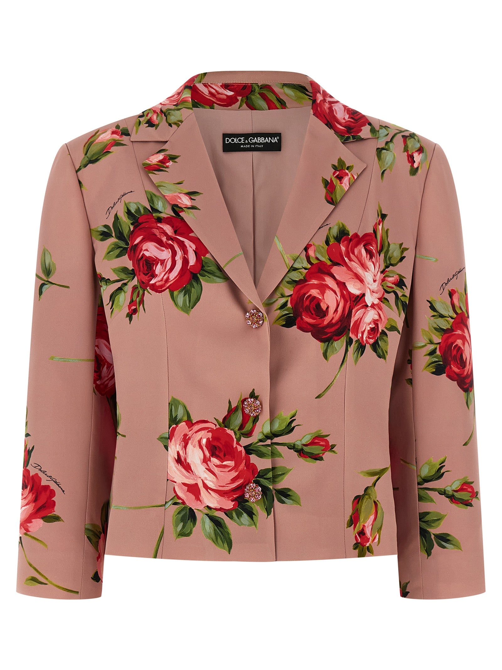 Dolce &amp; Gabbana Multicolor Silk Blazer