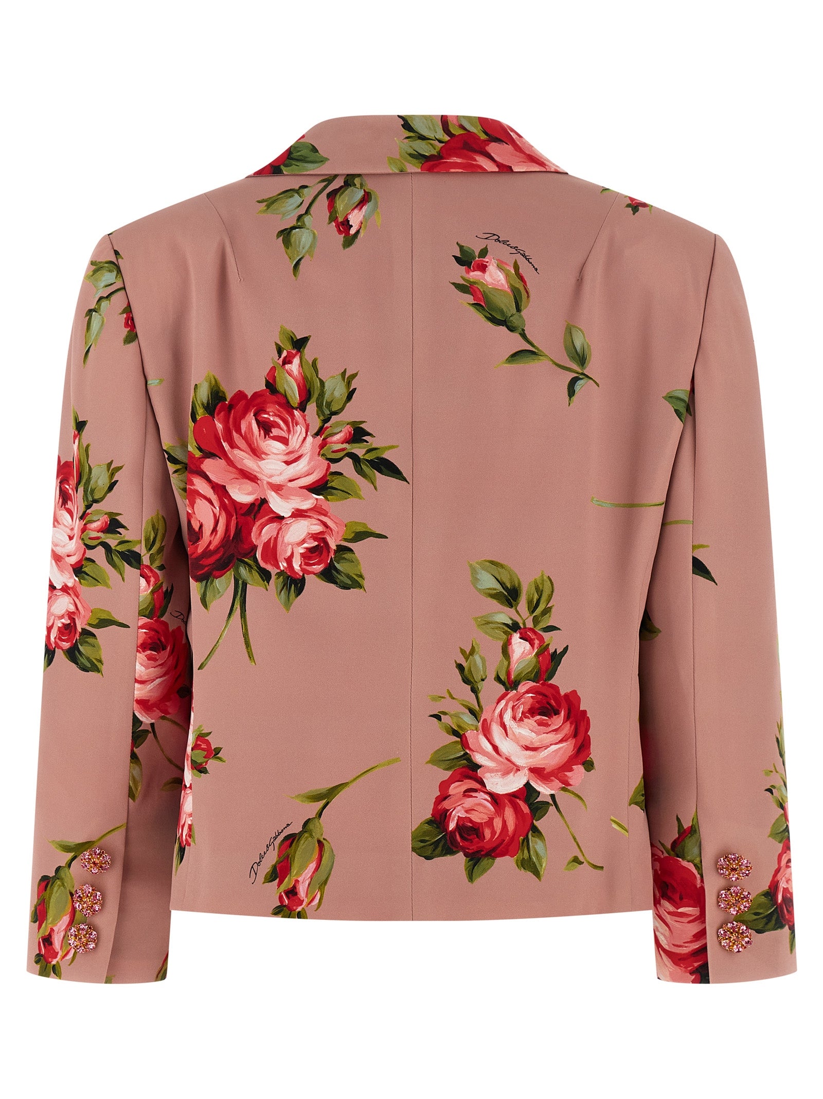 Dolce &amp; Gabbana Multicolor Silk Blazer