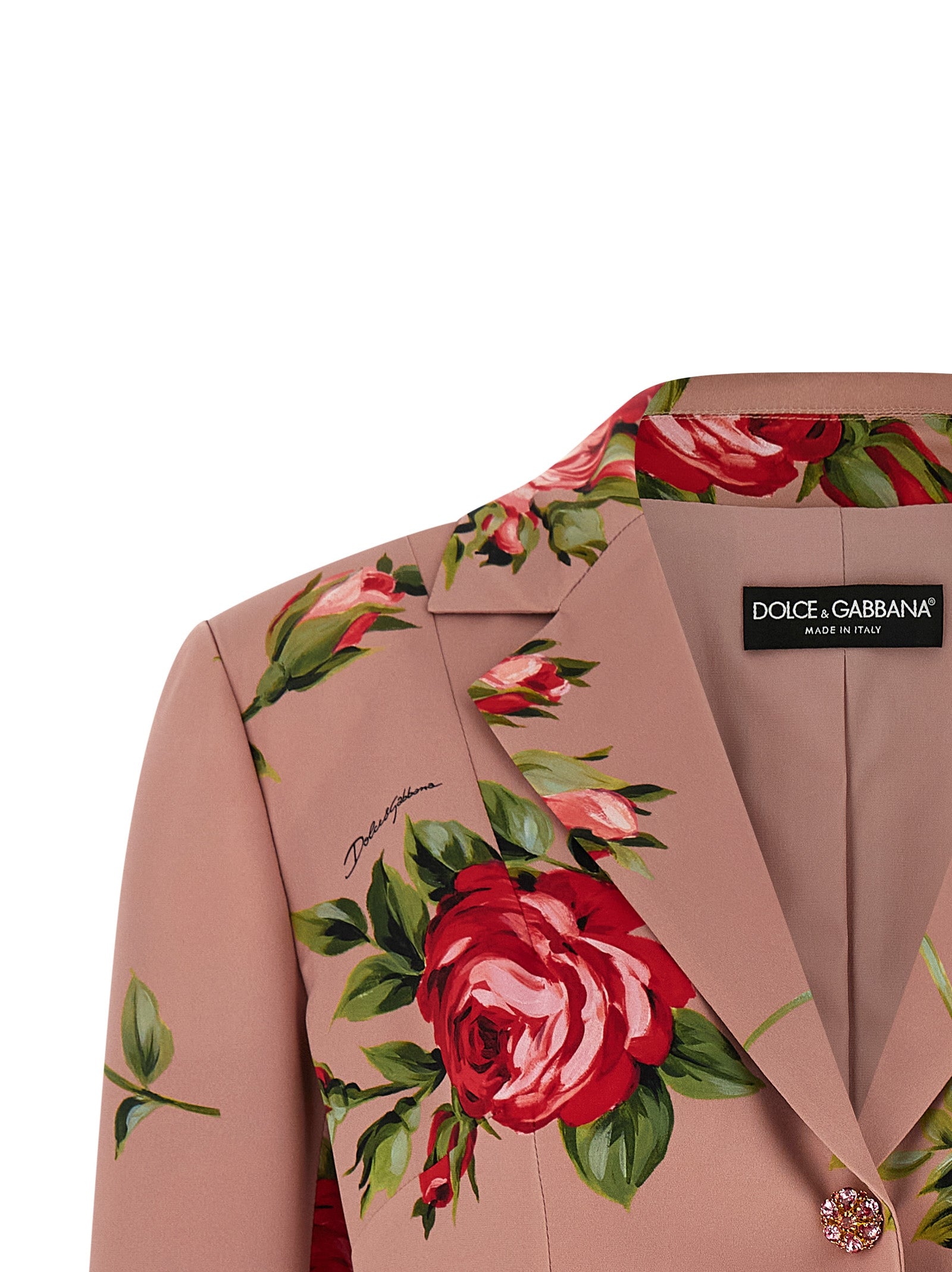 Dolce &amp; Gabbana Multicolor Silk Blazer