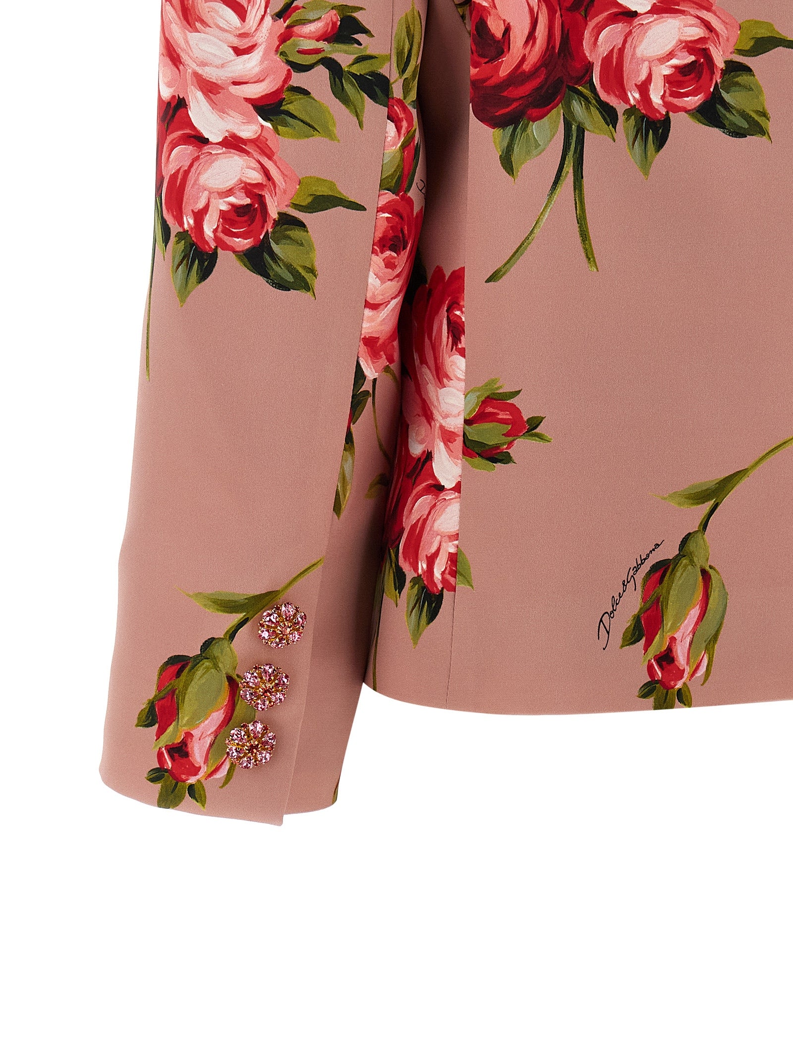 Dolce &amp; Gabbana Multicolor Silk Blazer