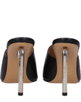 Off-White Black Leather High Heel Pumps