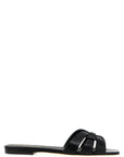Saint Laurent Black Calfskin Slides