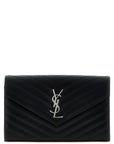 Saint Laurent Black Calfskin Clutch Bag