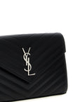 Saint Laurent Black Calfskin Clutch Bag