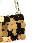 Paco Rabanne Gold Polyester Handbag