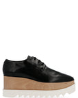 Stella McCartney Black Polyethylene Wedge Sandals