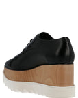 Stella McCartney Black Polyethylene Wedge Sandals