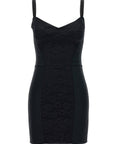 Dolce & Gabbana Black Polyester Short Dress