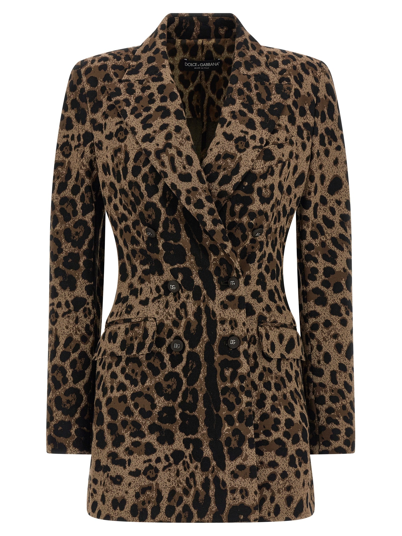 Dolce &amp; Gabbana Brown Viscose Blazer