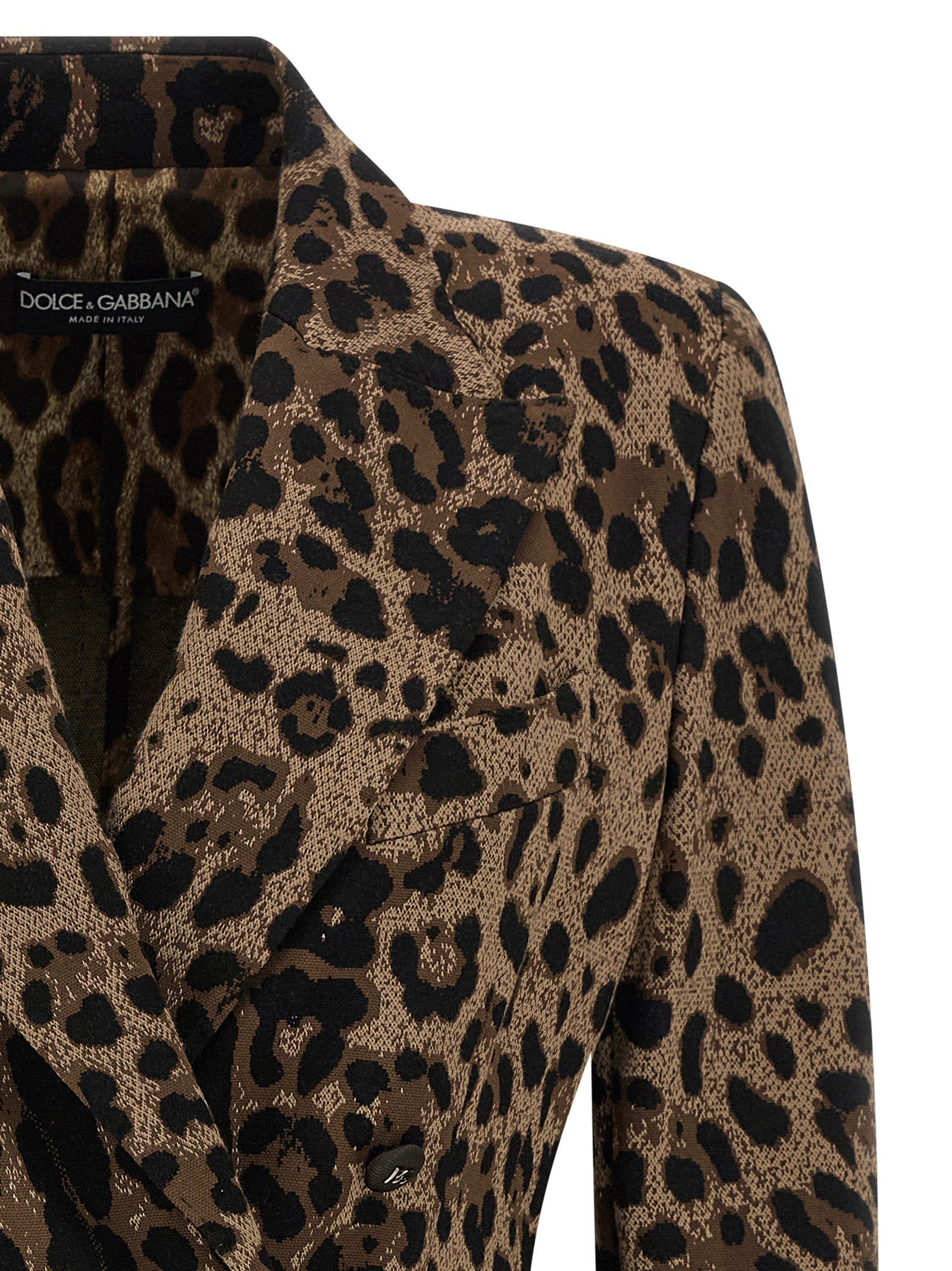 Dolce &amp; Gabbana Brown Viscose Blazer