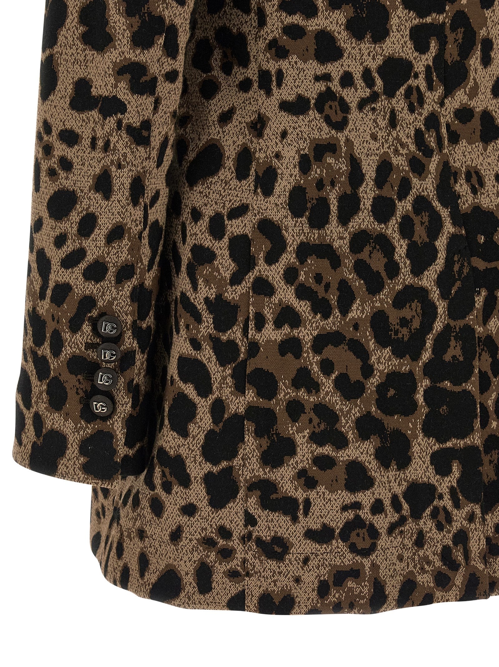 Dolce &amp; Gabbana Brown Viscose Blazer