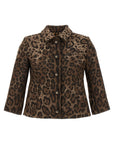Dolce & Gabbana Brown Virgin Wool Blazer
