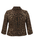 Dolce & Gabbana Brown Virgin Wool Blazer