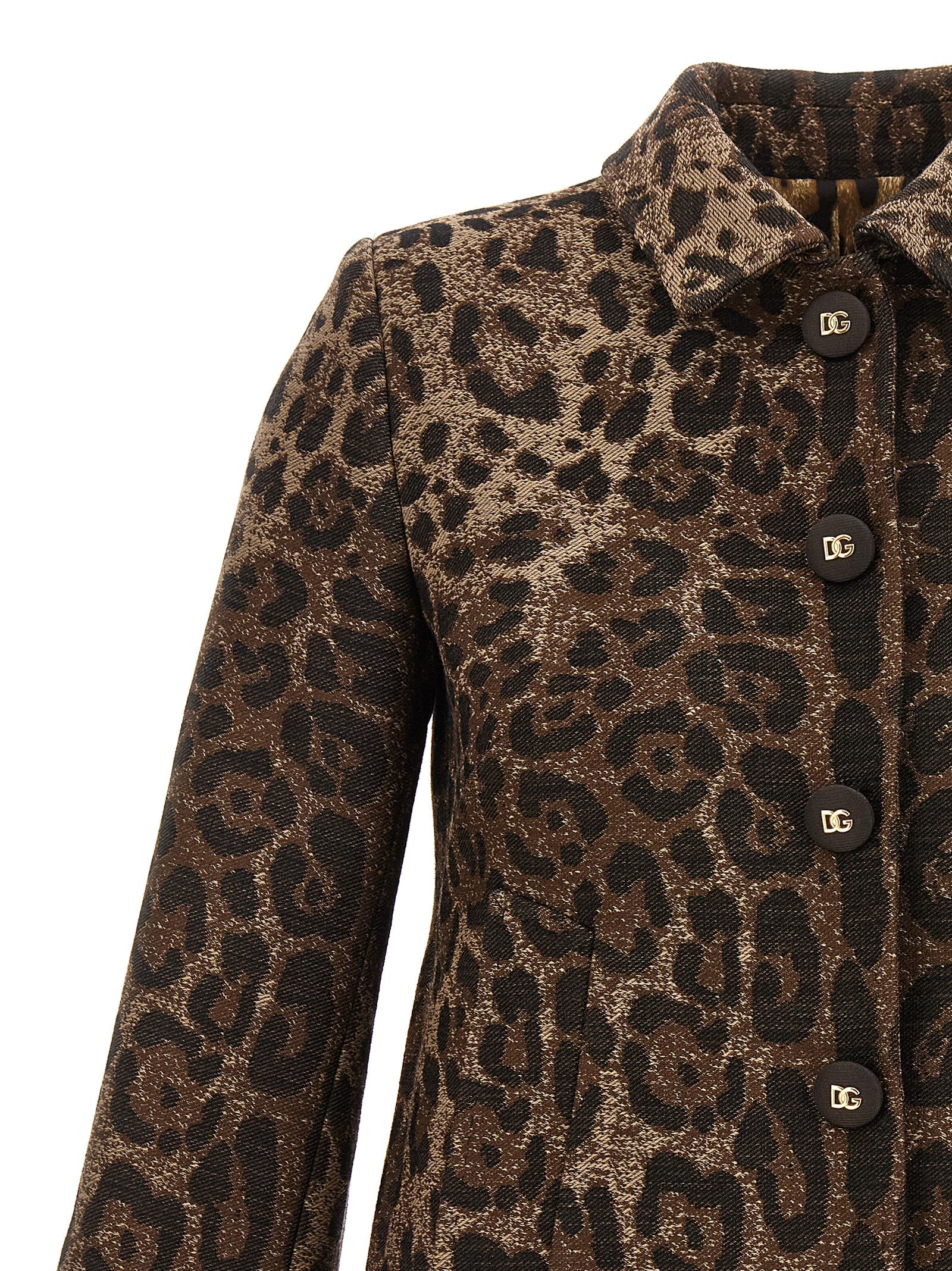 Dolce &amp; Gabbana Brown Virgin Wool Blazer