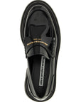 Alexander Wang Black Cowhide Platform Loafers