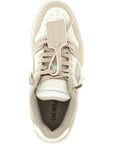 Off-White Beige Calfskin Low Top Sneakers