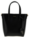 Saint Laurent Black Calfskin Tote Bag