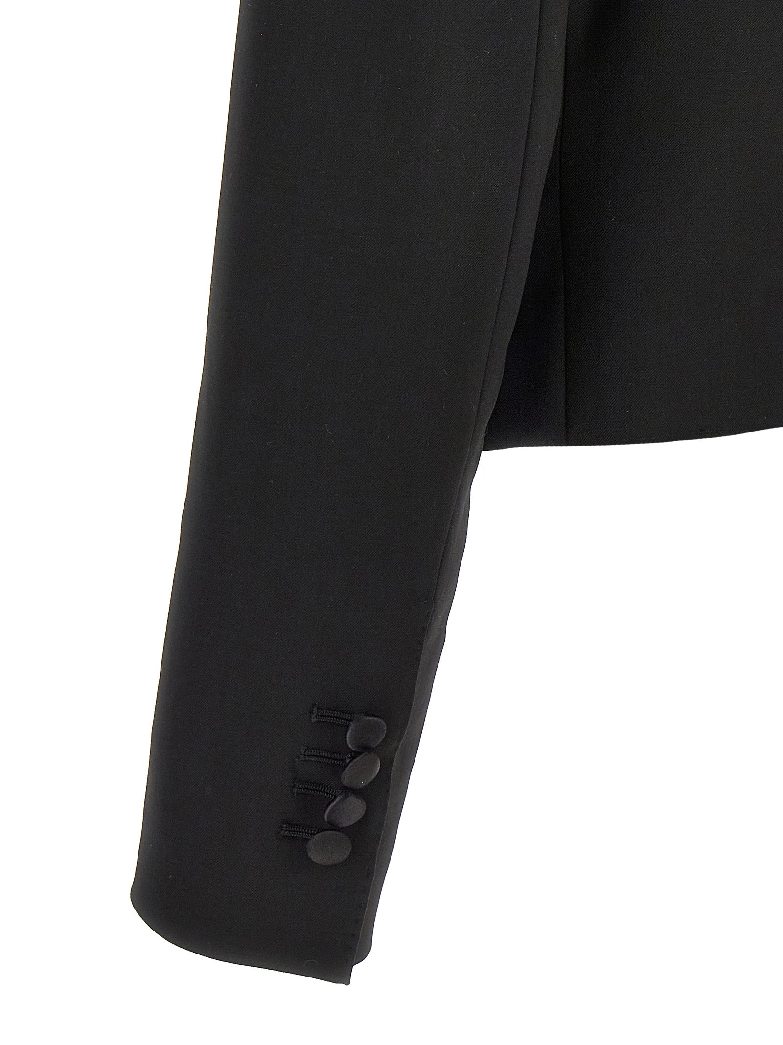 Dolce &amp; Gabbana Black Virgin Wool Blazer