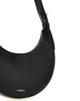 Furla Black Calfskin Shoulder Bag