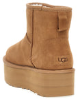 UGG Brown Cowhide Ankle Boots