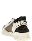 Fendi Multicolor Calf Leather Bos Taurus Athletic Sneakers