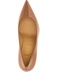 Christian Louboutin Beige Calfskin High Heel Pumps