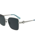 Longchamp Gray Metal Sunglasses