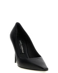 Dolce & Gabbana Black Lamb Leather High Heel Pumps