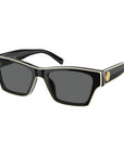 Tory Burch Black Acetate Sunglasses
