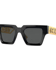 Versace Black Acetate Sunglasses