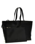 Tod's Black Calfskin Tote Bag