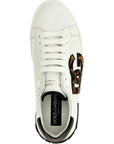 Dolce & Gabbana Multicolor Calfskin Low Top Sneakers