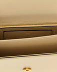 Valentino Garavani White Calfskin Shoulder Bag