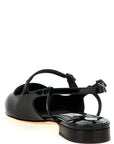 Jimmy Choo Black Calfskin Ballet Flats