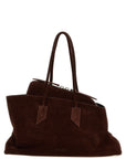 The Attico Brown Calfskin Shoulder Bag