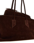 The Attico Brown Calfskin Shoulder Bag
