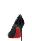 Christian Louboutin Black Napa Leather / Calf Bos Taurus High Heel Pumps
