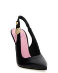 Balmain Black Calfskin High Heel Pumps