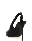Balmain Black Calfskin High Heel Pumps
