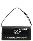 Off-White Bicolor Calfskin Shoulder Bag